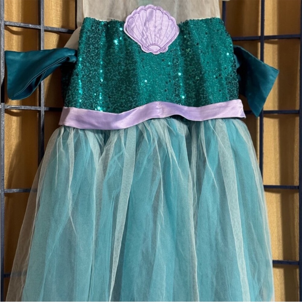 ✨ Little Mermaid Ariel-Inspired Costume Dress (Girls) size 140 (10/12) - Picture 5 of 7